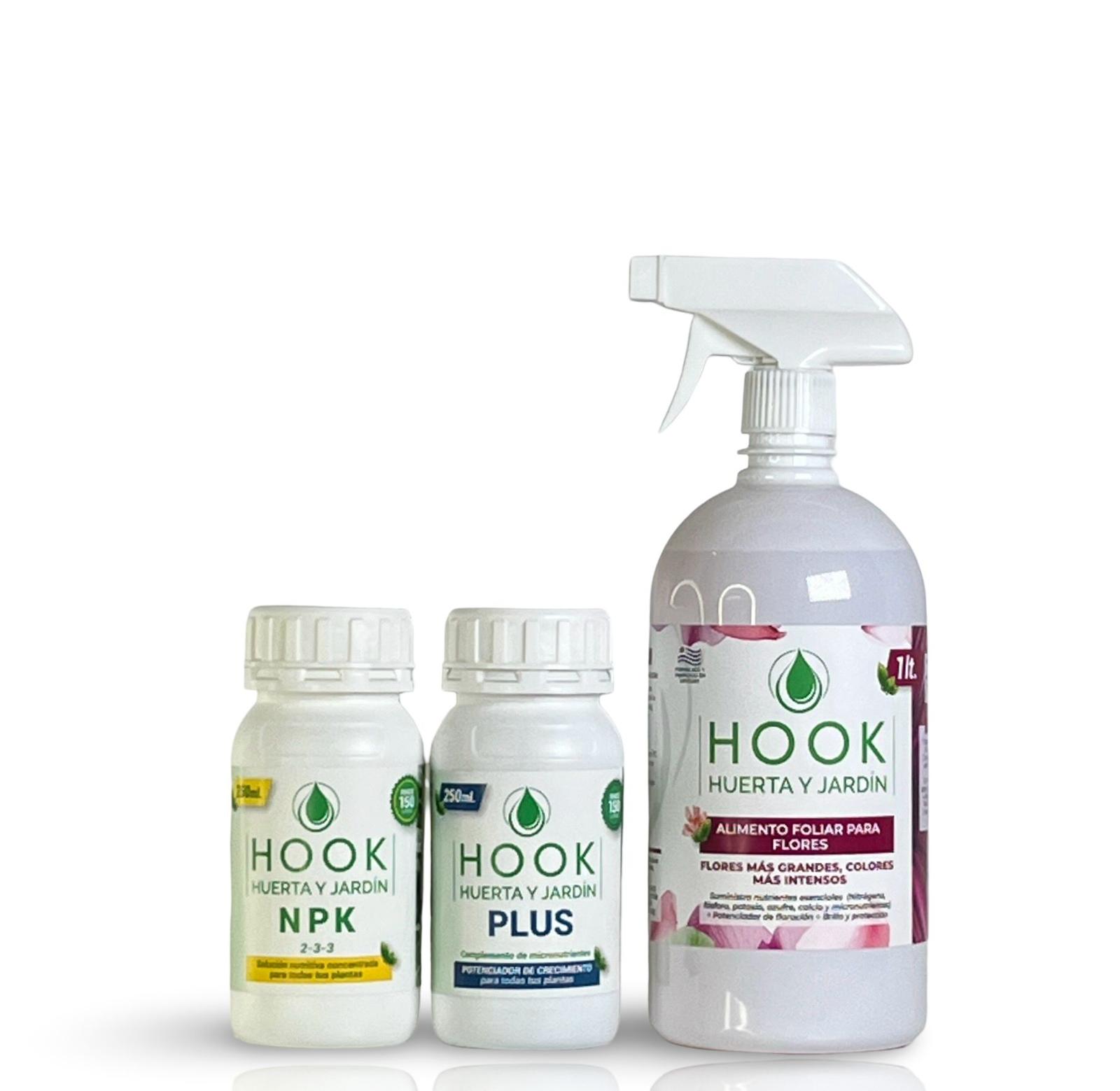 Kit NPK + PLUS de 250 ml + Foliar flores 1L